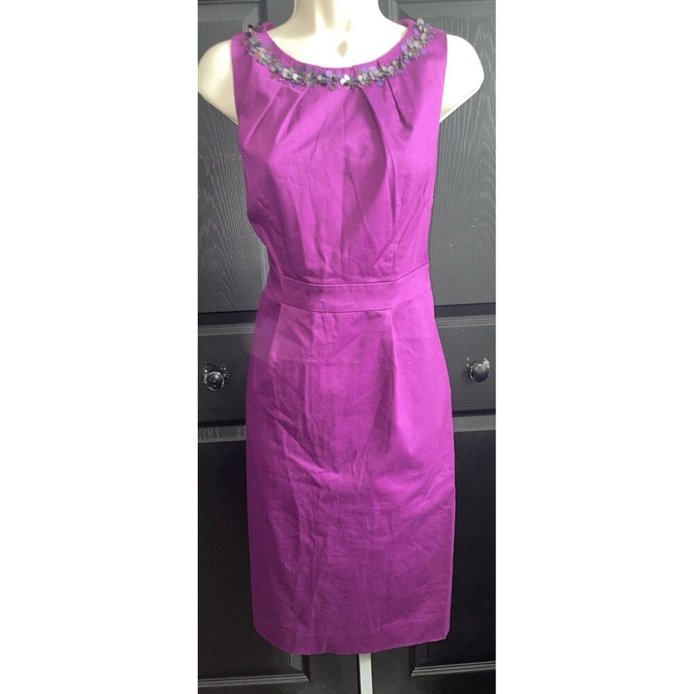 Boden Purple Sequin  Embellished Dress UK10 US6 NWT Party Cocktail